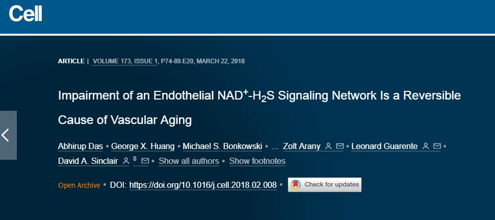 源自诺贝尔技术：NAD+控制着人类的抗衰老程序
